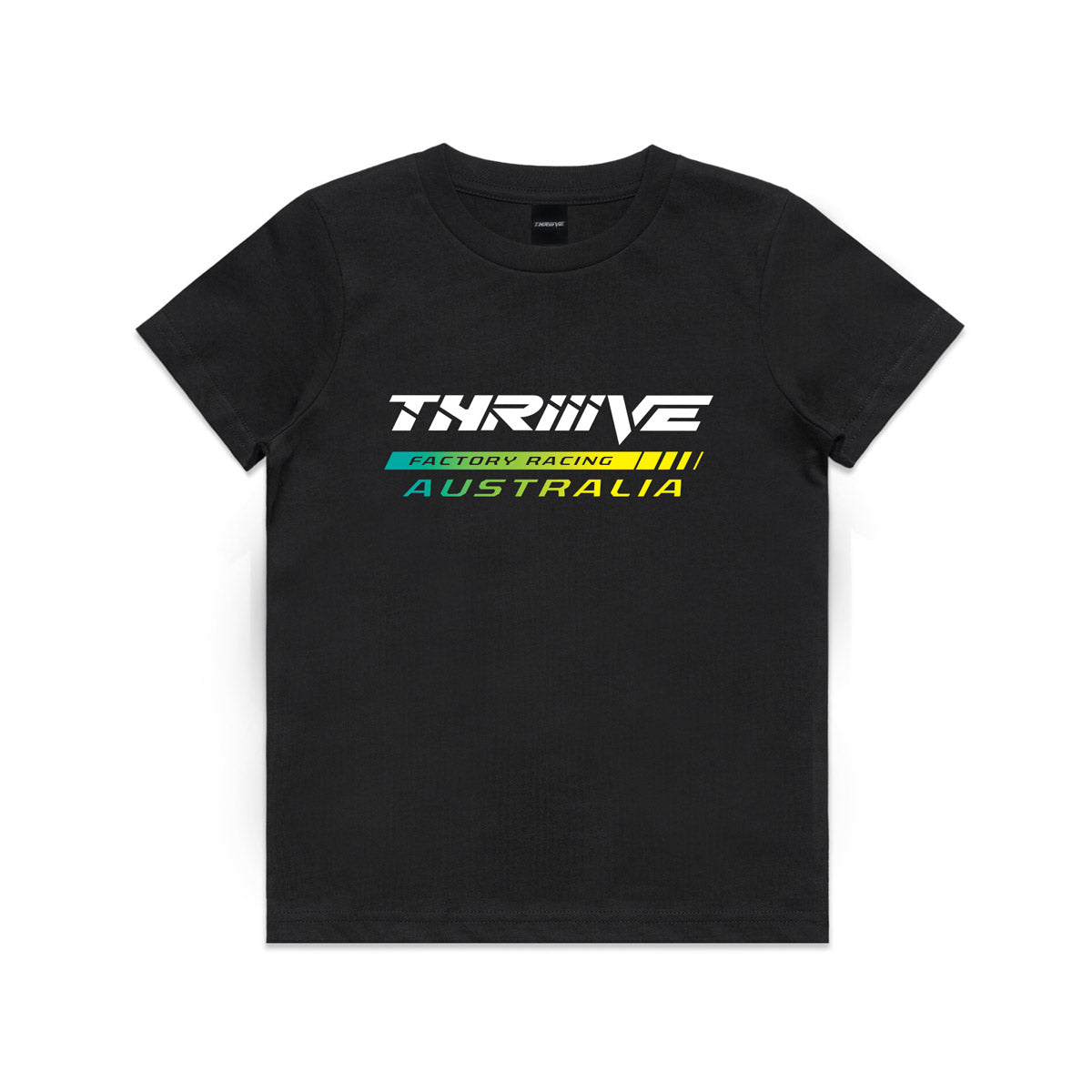 Factory Australia Tee Black - Youth