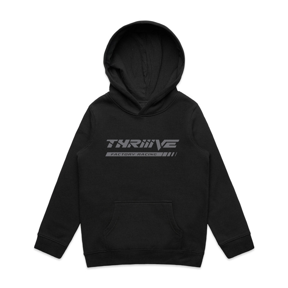 Factory Stealth Hoodie Black - Youth