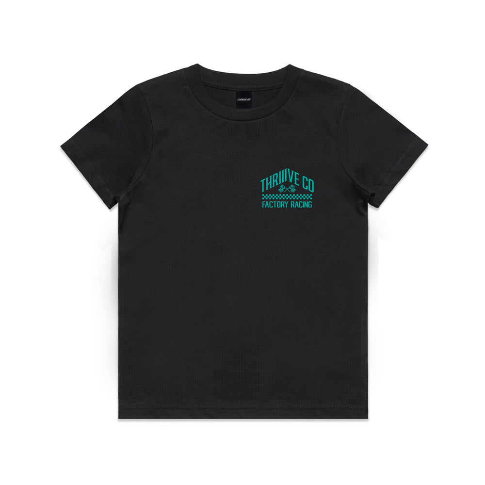 Hexagon Tee Teal - Youth