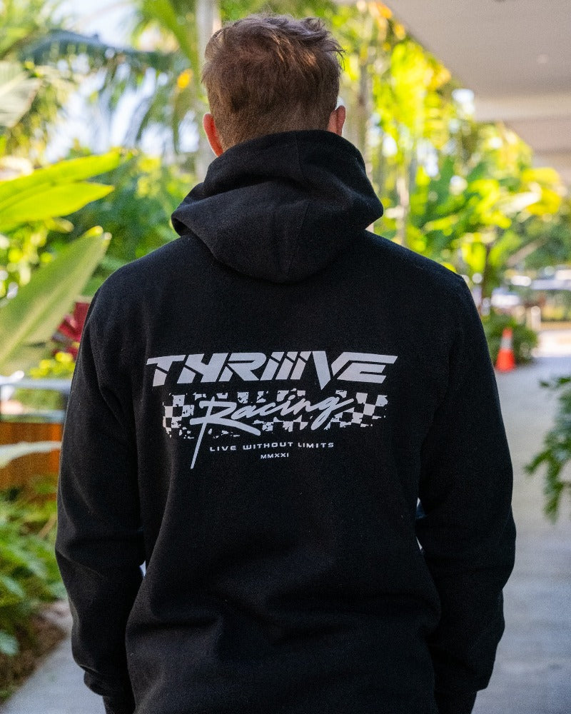 Racer Hoodie Black - Adult