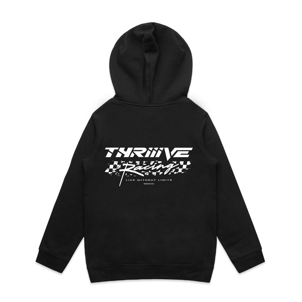 Racer Hoodie Black - Youth