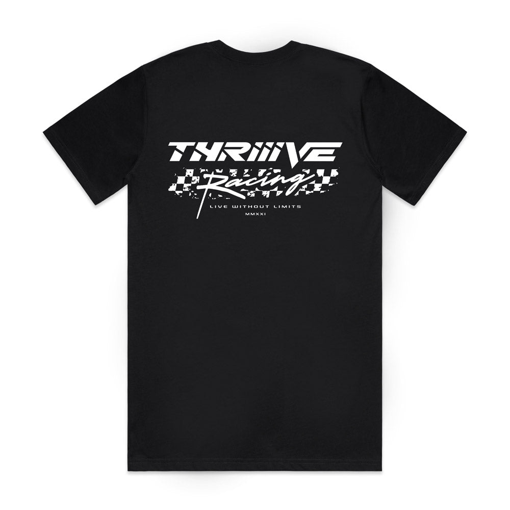 Racer Tee Black - Adult