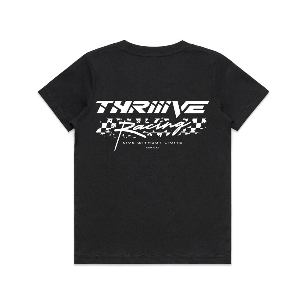 Racer Tee Black - Youth