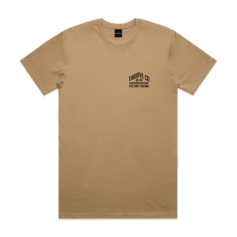 Hexagon Tee Sand - Adult