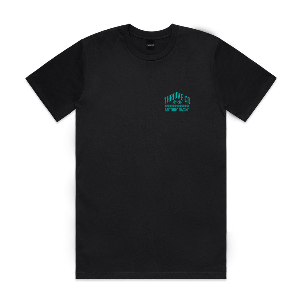 Hexagon Tee Teal - Adult