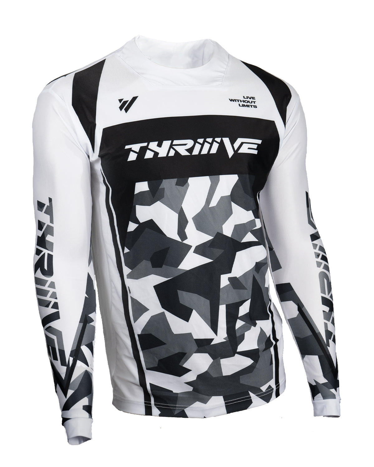 Thriiive Co - Camo White Elite Bicycle Jersey